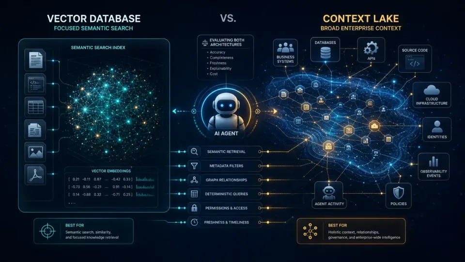 Context Lake vs Vector Database: Choose the Right AI Stack
