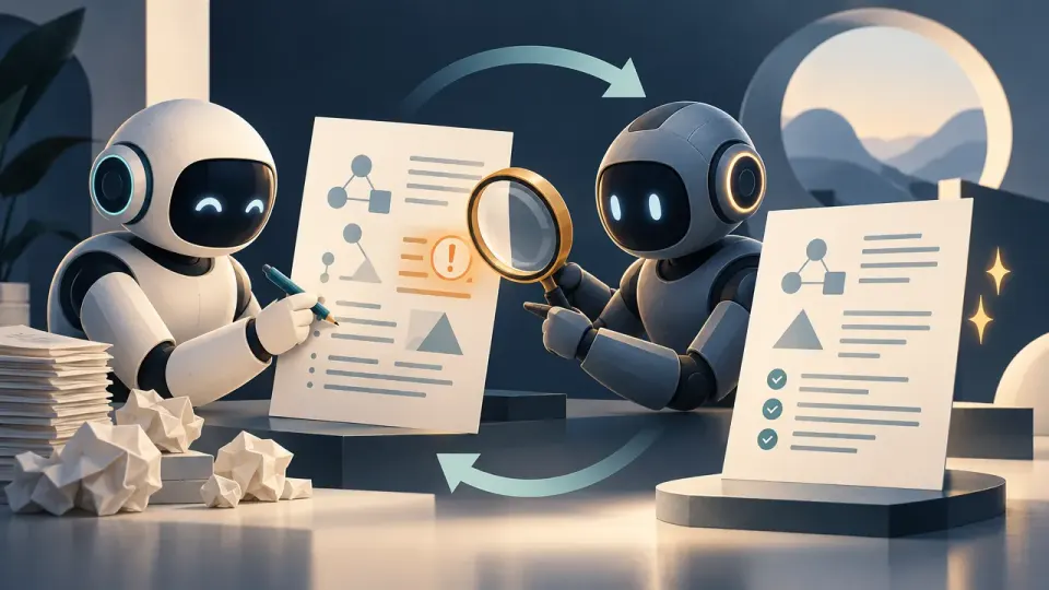 LLM Critique and Revision: Can AI Models Check Their Work?