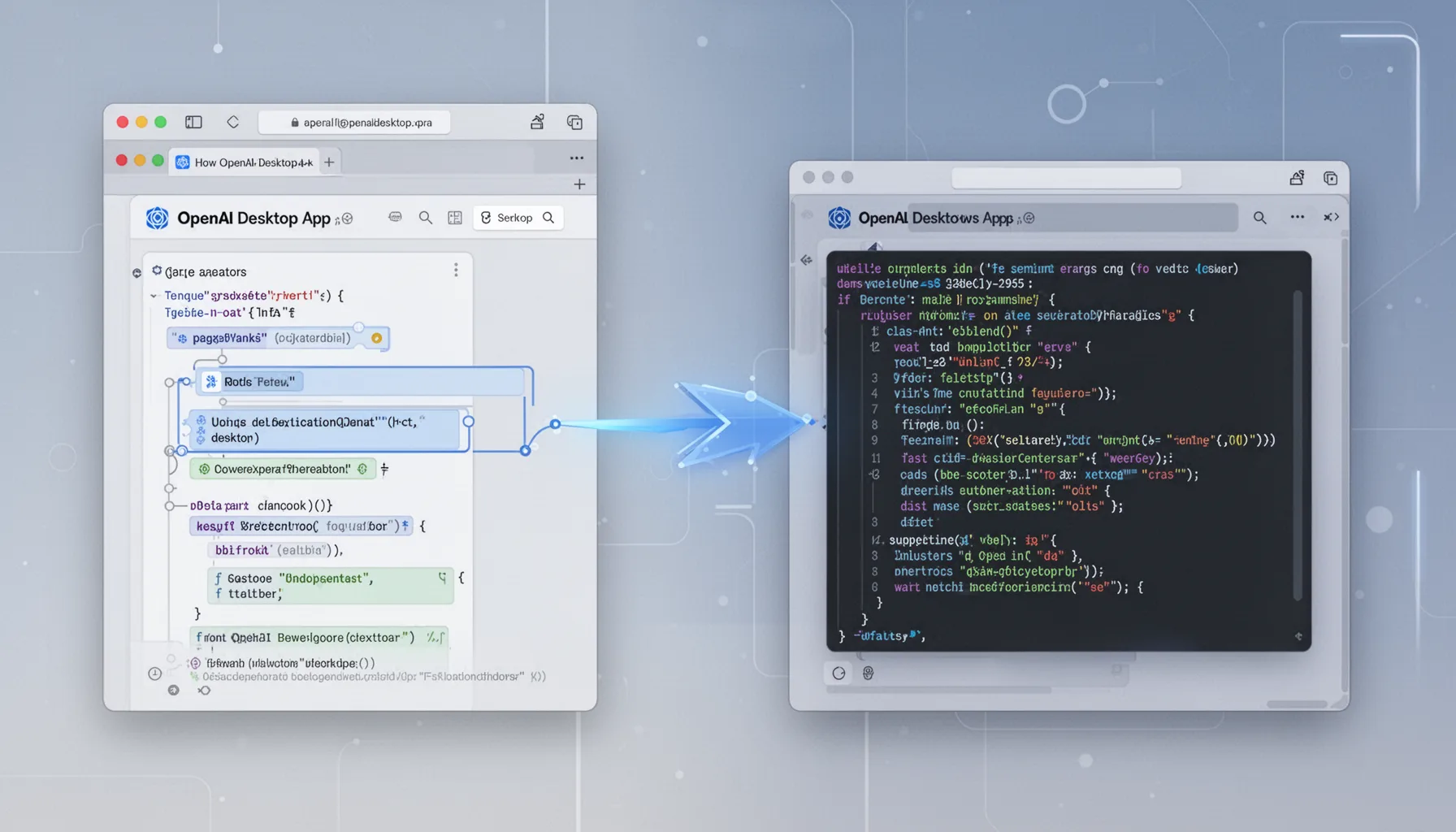 How OpenAI desktop app browser code generator changes developer workflows