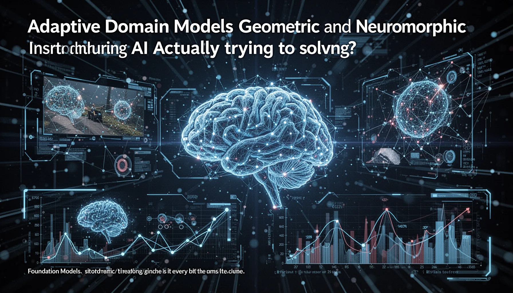 What is adaptive domain models geometric and neuromorphic AI actually trying to solve?
