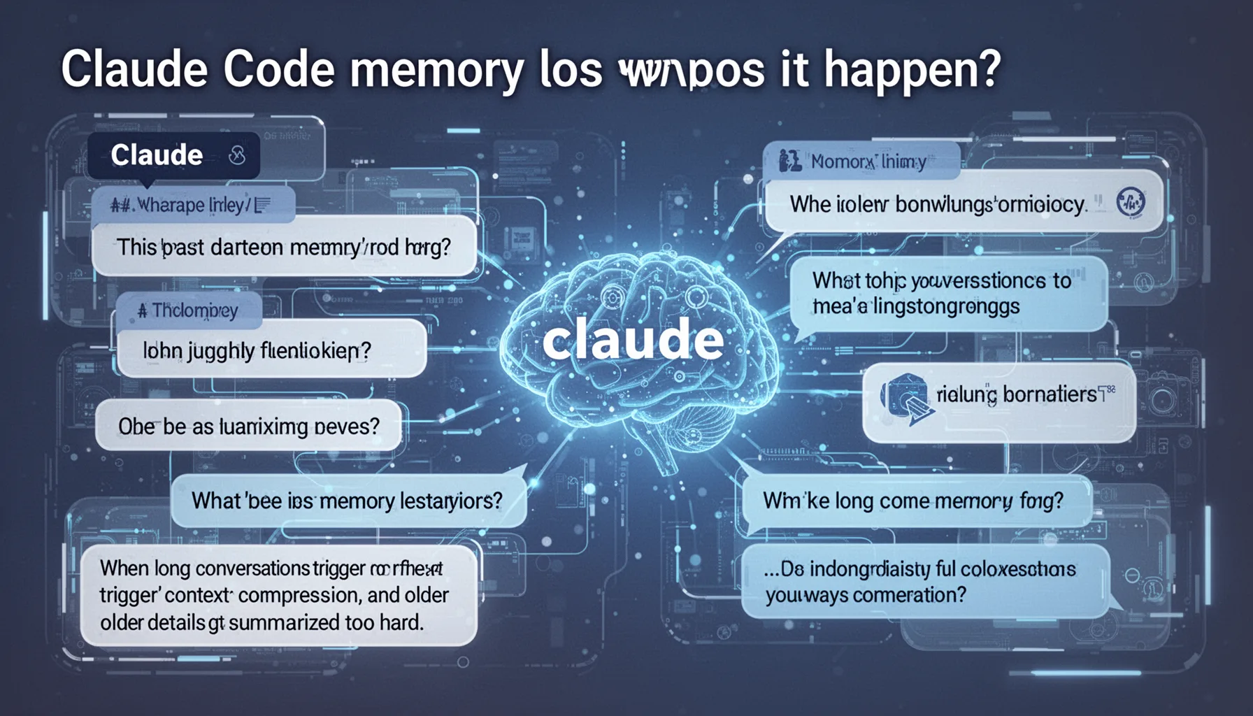 What is Claude Code memory loss and why does it happen?