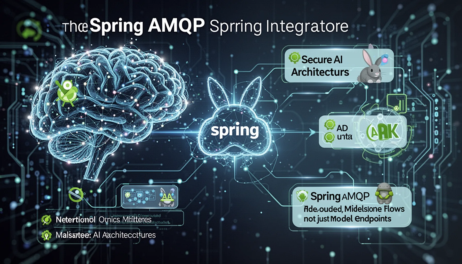 How to use Spring AMQP and Spring Integration milestone release in secure AI architectures