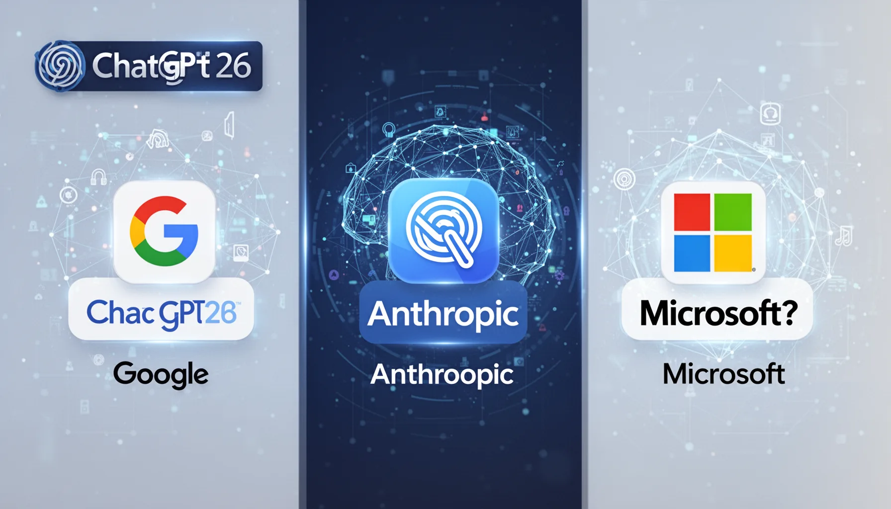 How does the OpenAI ChatGPT 26 program compare with Google, Anthropic, and Microsoft?