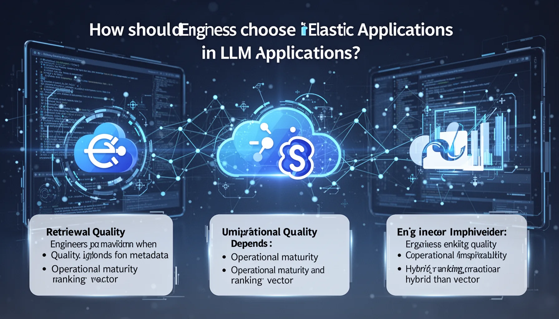 How should engineers choose Elastic search in LLM applications?