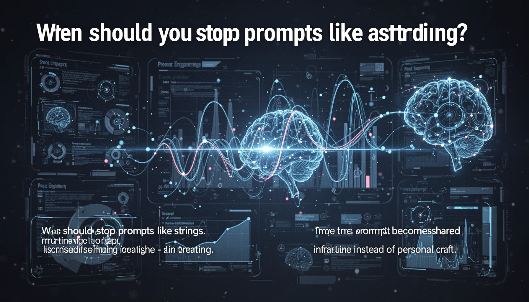 When should you stop treating prompts like strings?