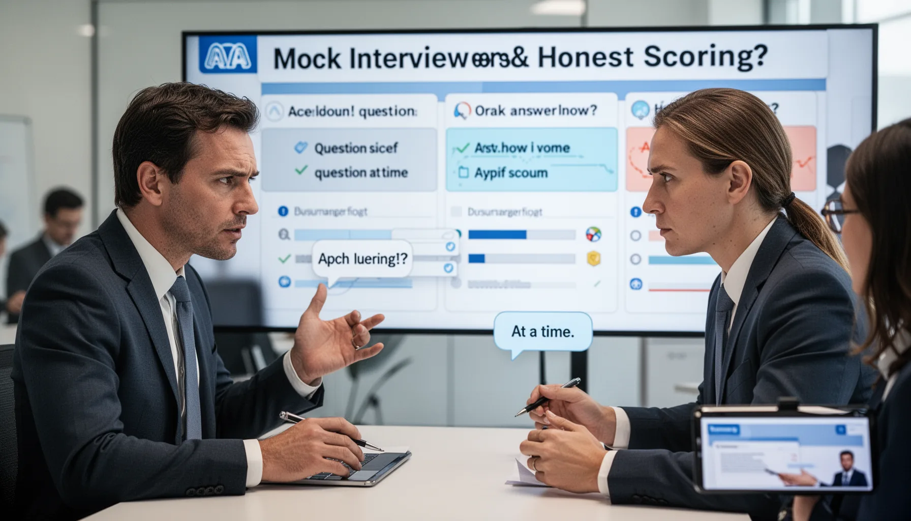 What is the best prompt for AI mock interview and honest scoring?