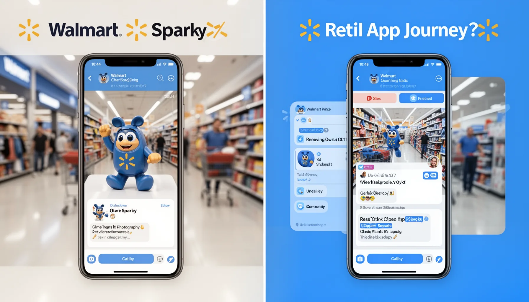 How does Walmart Sparky in ChatGPT explained compare with retail app journeys?