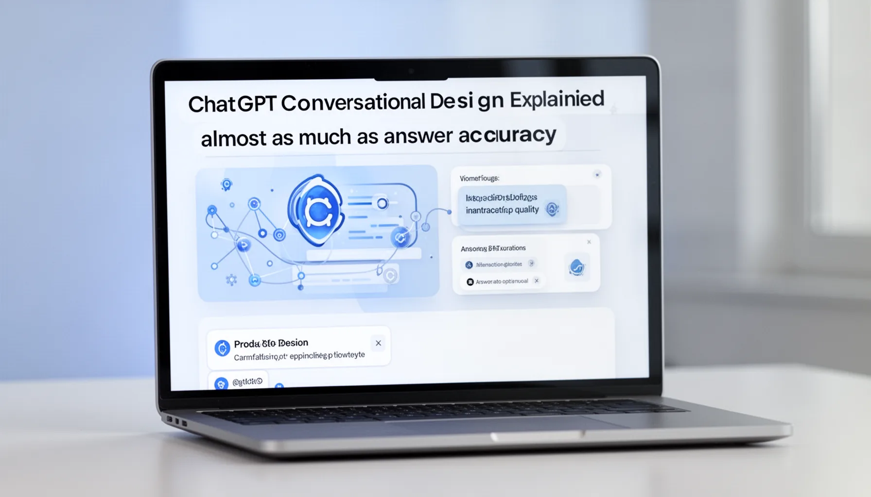 What does ChatGPT conversational design explained tell us about product behavior?
