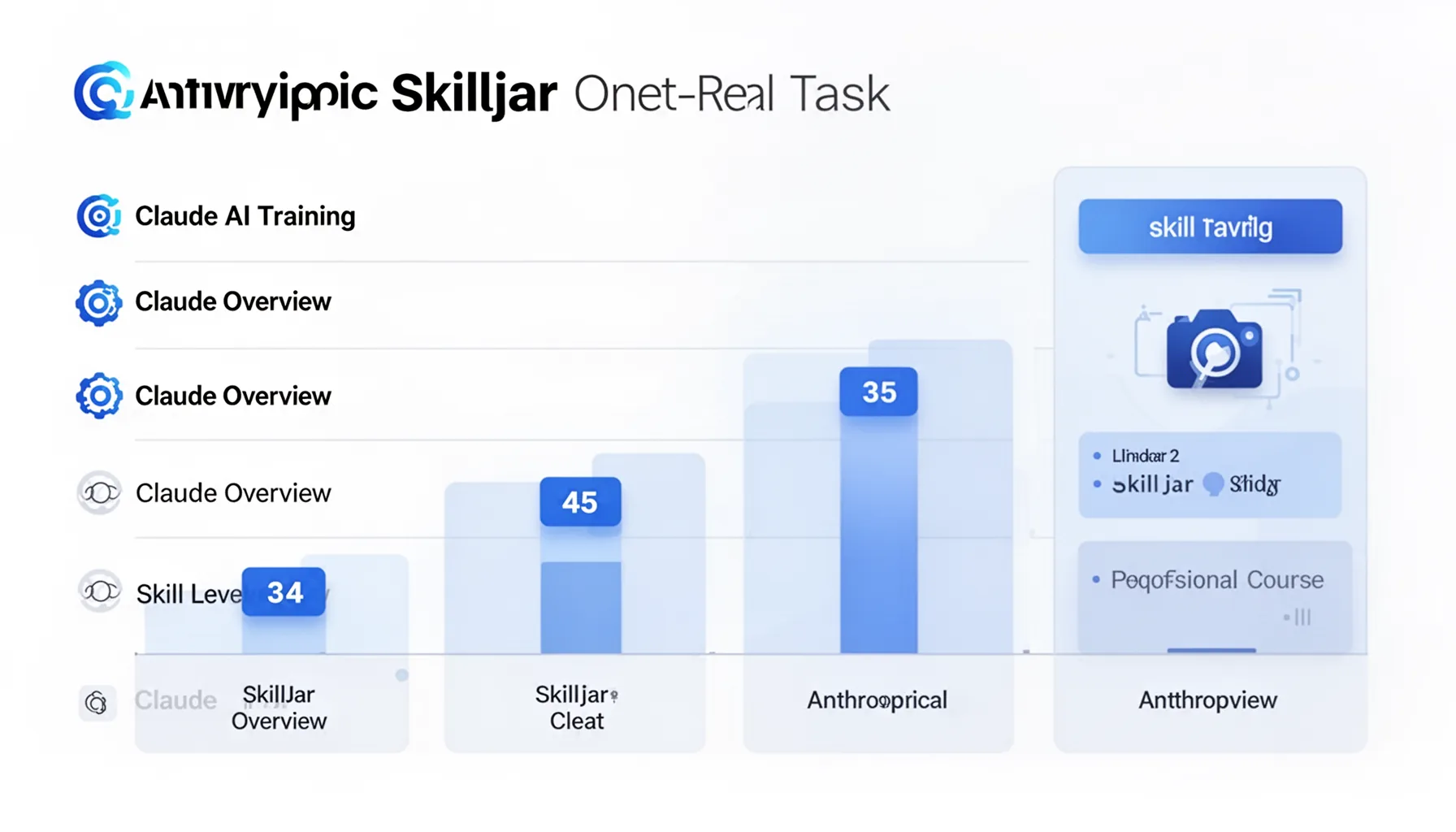 How should you rank Anthropic Skilljar Claude overview courses by skill level?