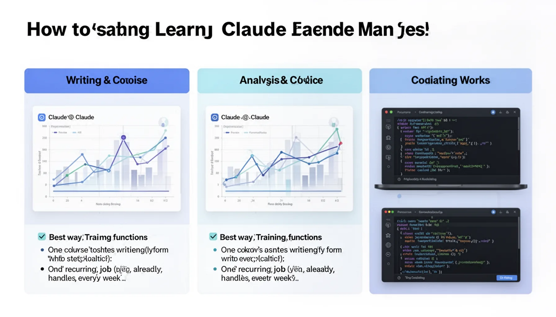 How to learn Claude functions for writing, analysis, and coding work