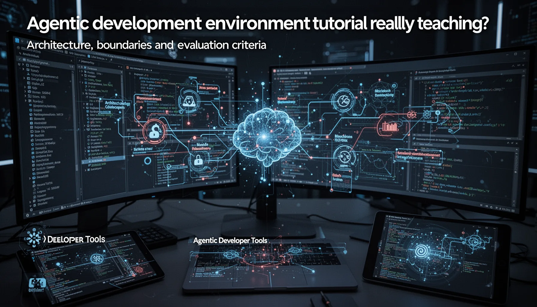 What is an agentic development environment tutorial really teaching?