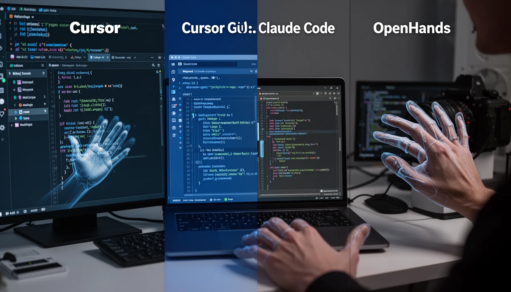 How does a build your own Claude Code GUI compare with Cursor, Claude Code, and OpenHands?