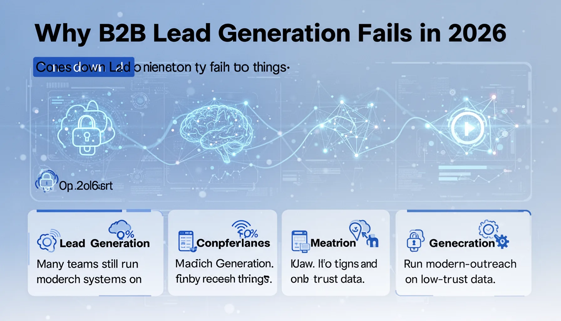 Why B2B lead generation fails in 2026