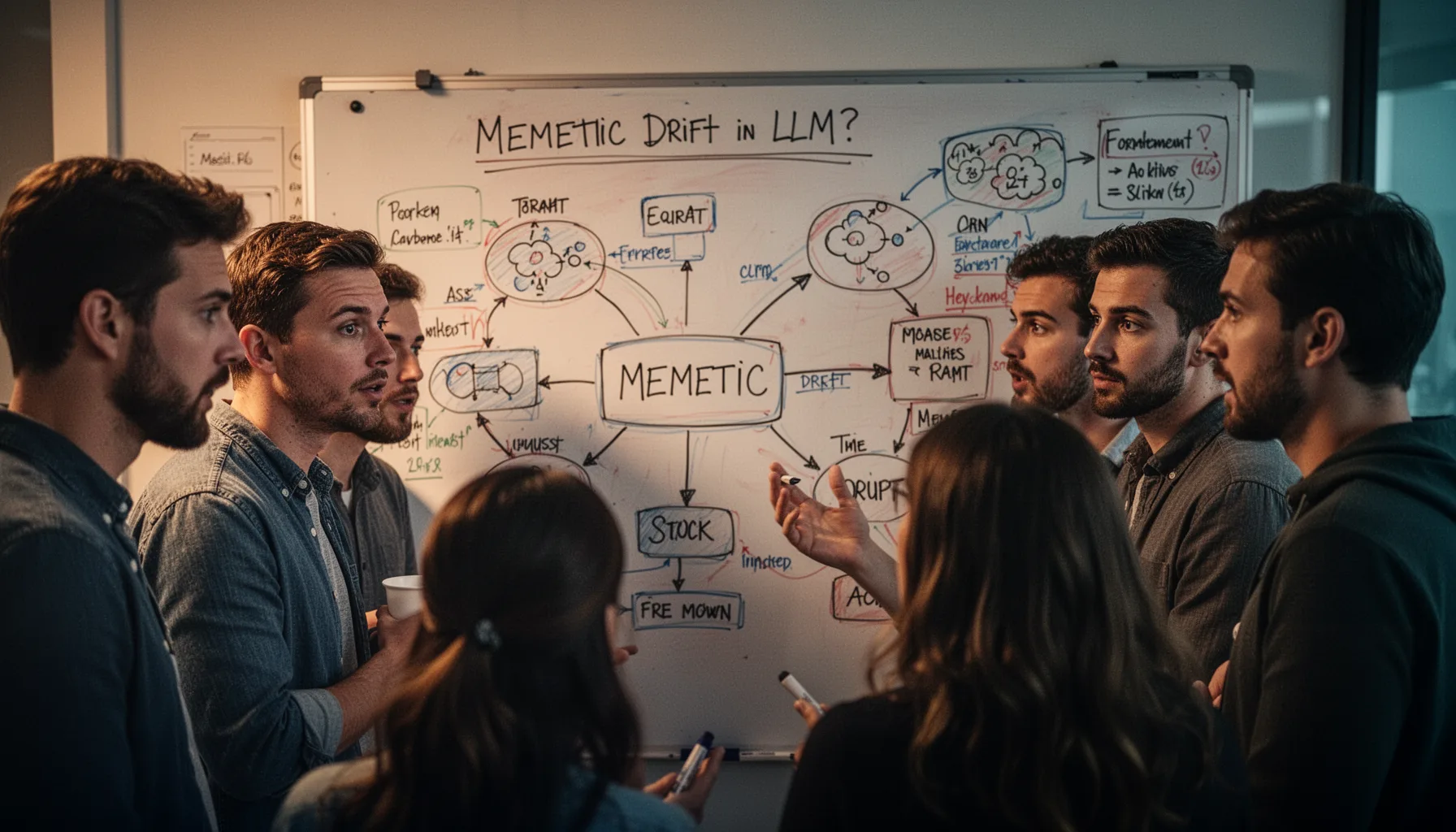 Why does memetic drift in llm agents turn collective intelligence into a lottery?