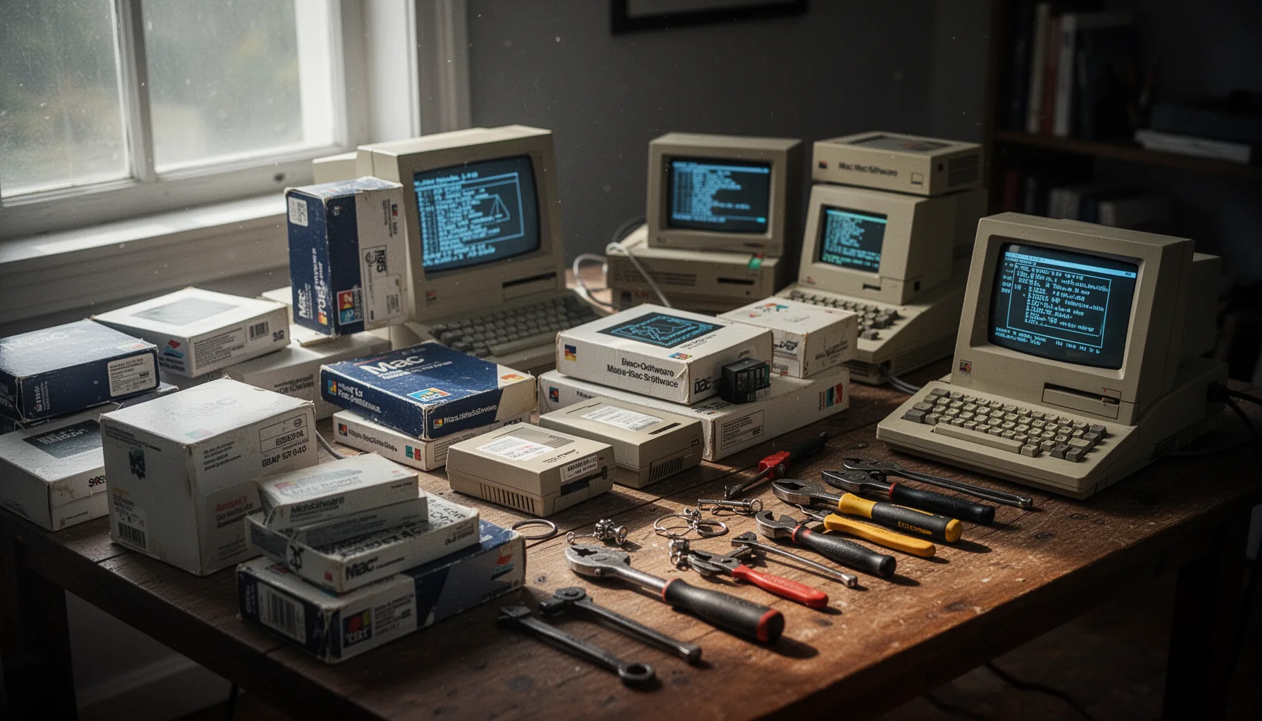 What toolchain and compromises are needed to run local LLM on vintage Mac hardware?