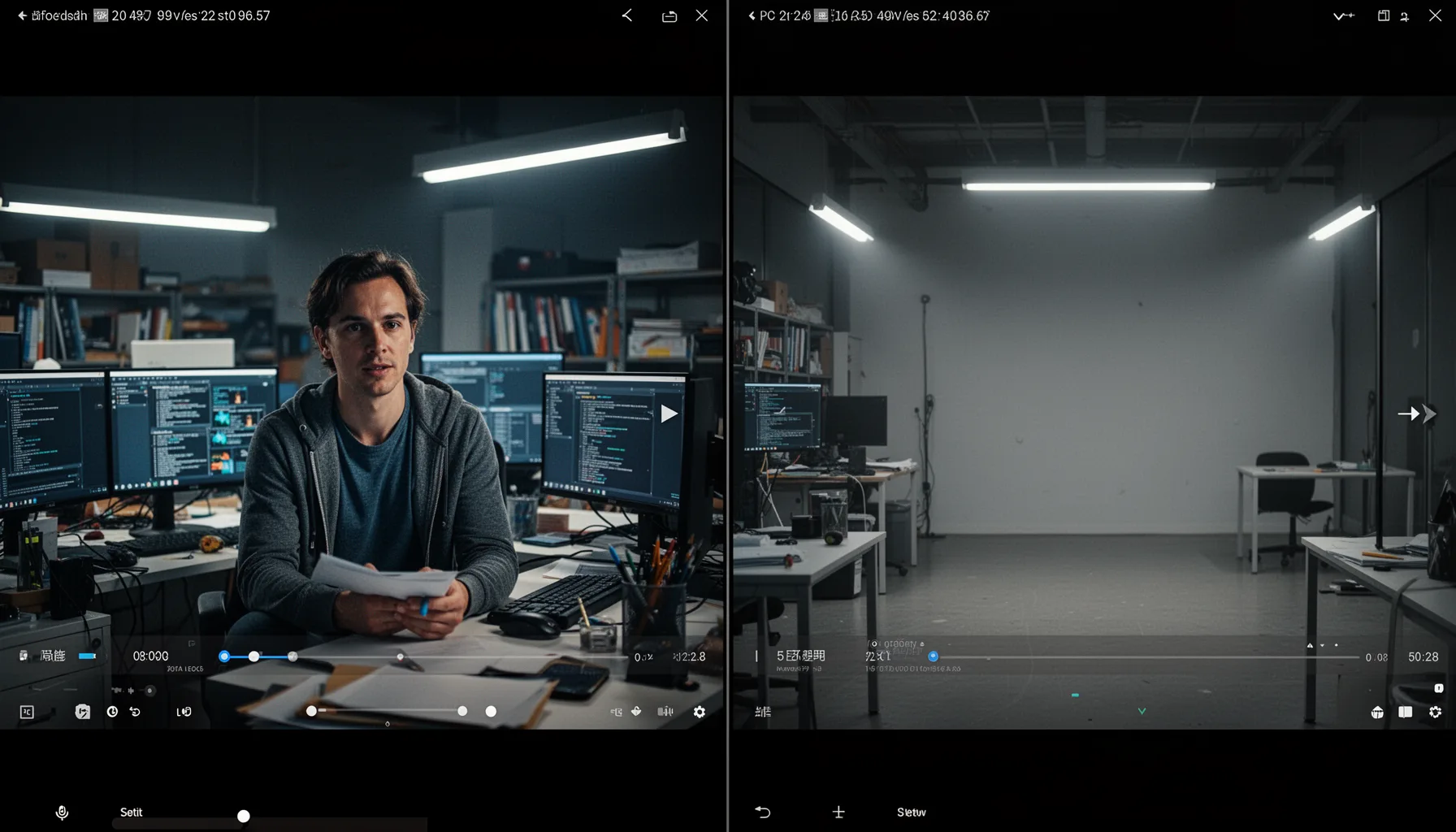 How does the VOID model video editing AI remove a person from video?