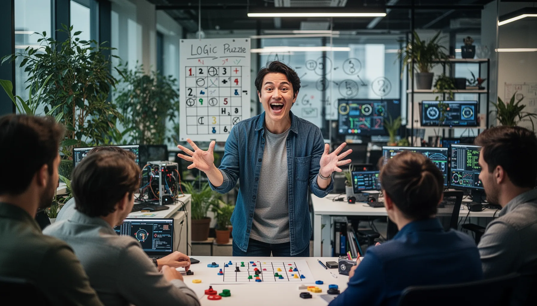 What methodology makes frontier models fail logic puzzle tests reproducible?