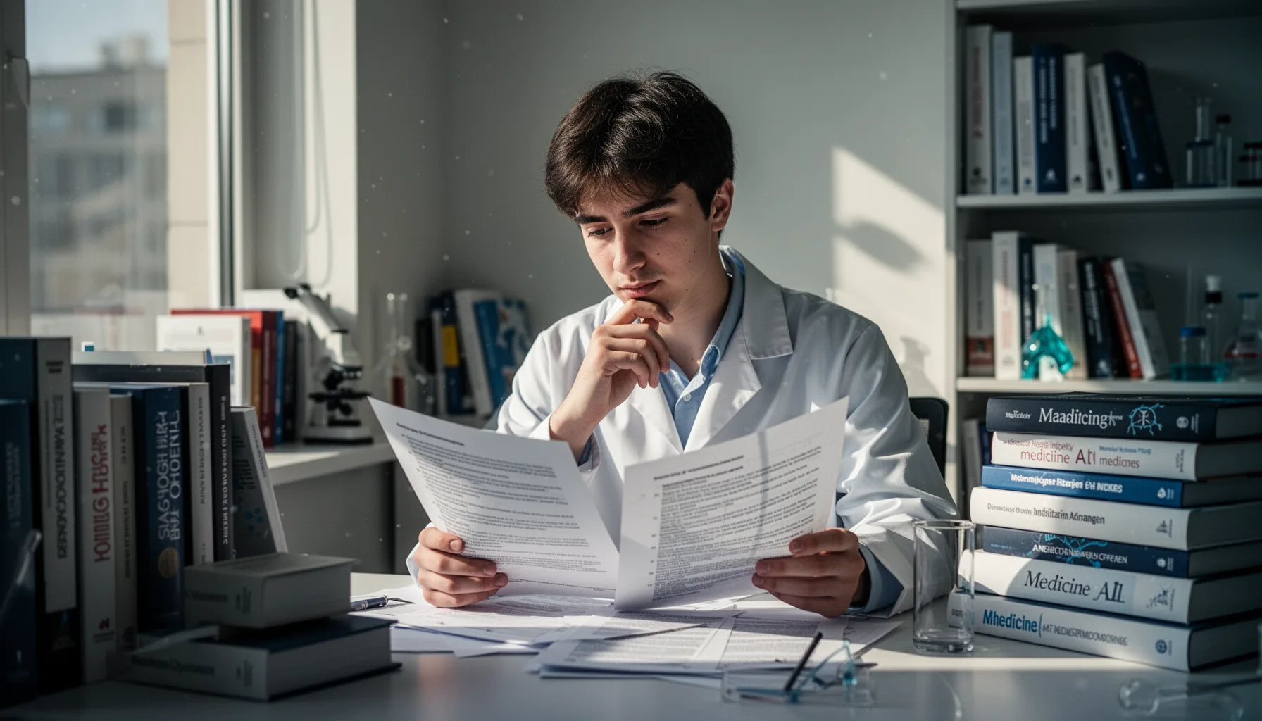 What is agentic AI for evidence-based medicine in DeepER-Med?
