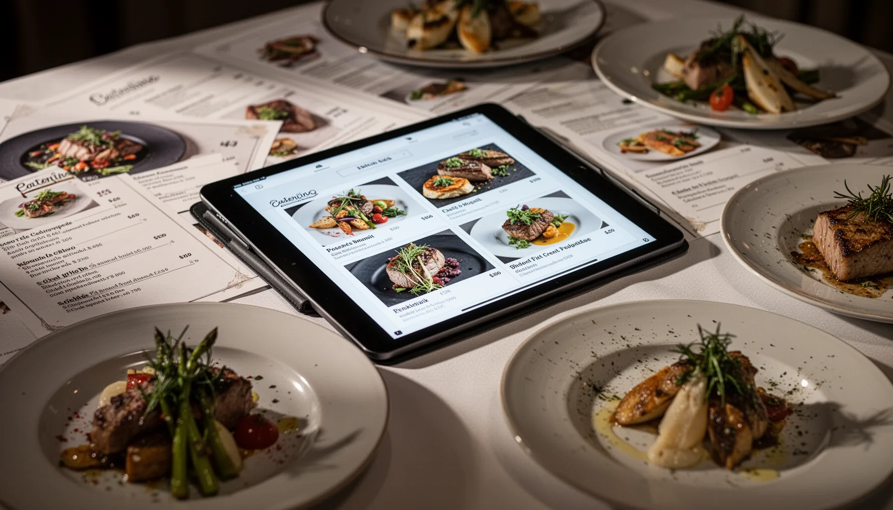 How does AI catering proposal automation handle pricing, allergens, and menu changes?