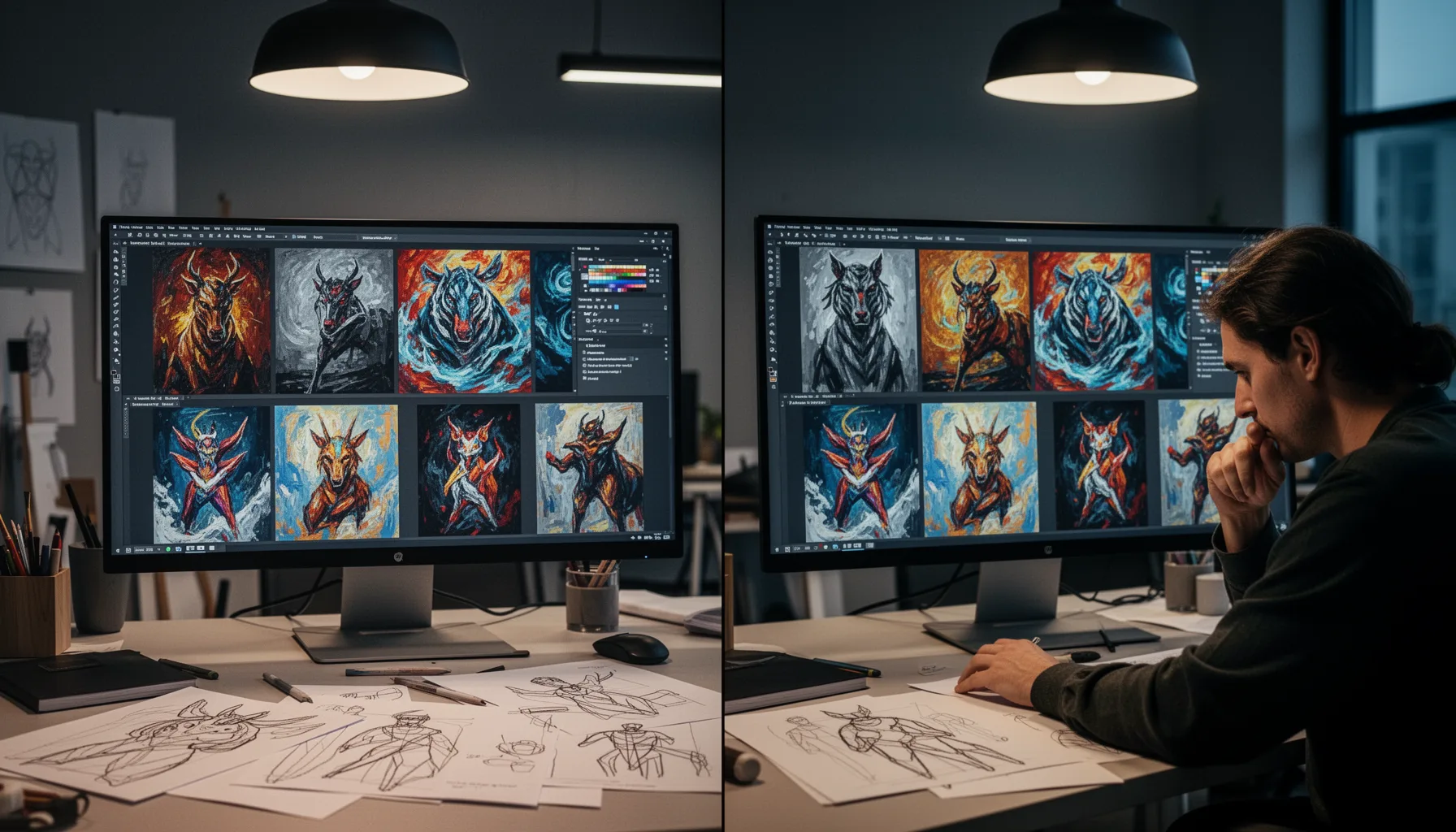 How does Leonardo AI model menu compared with ZSky AI in practice?