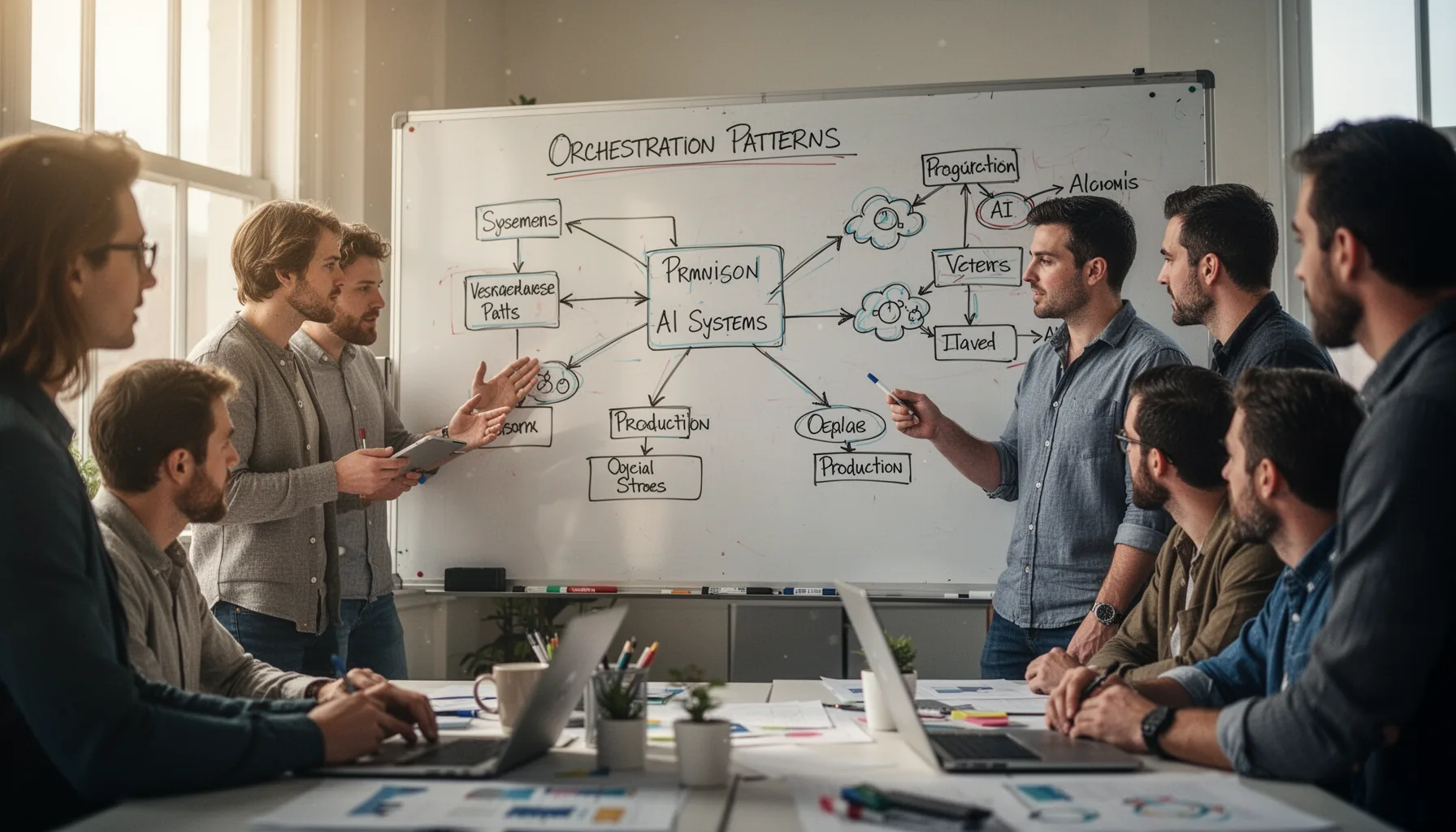 What orchestration pattern improves AI agent reliability in production?