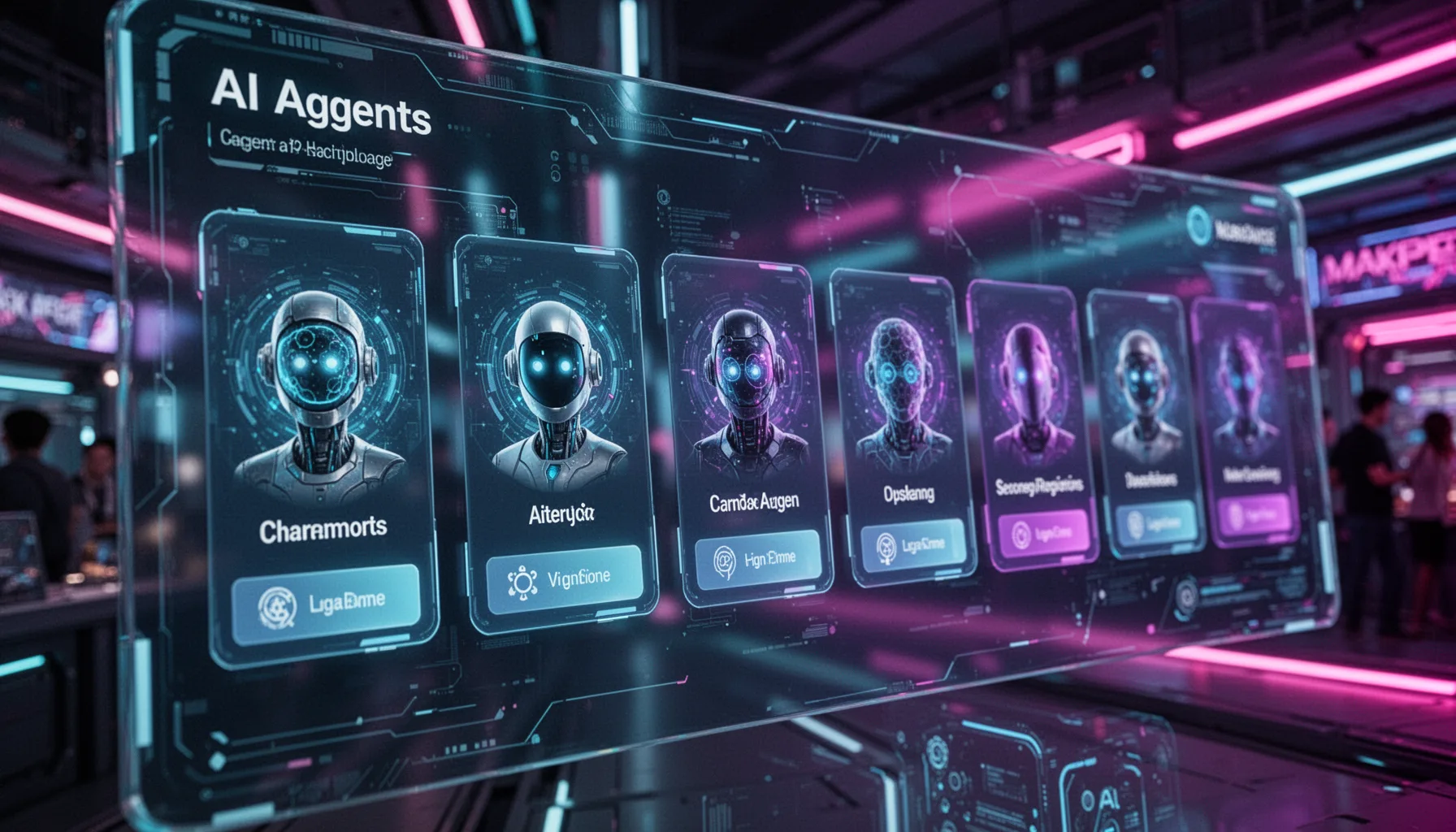 How does an AI agent marketplace referral system actually work?