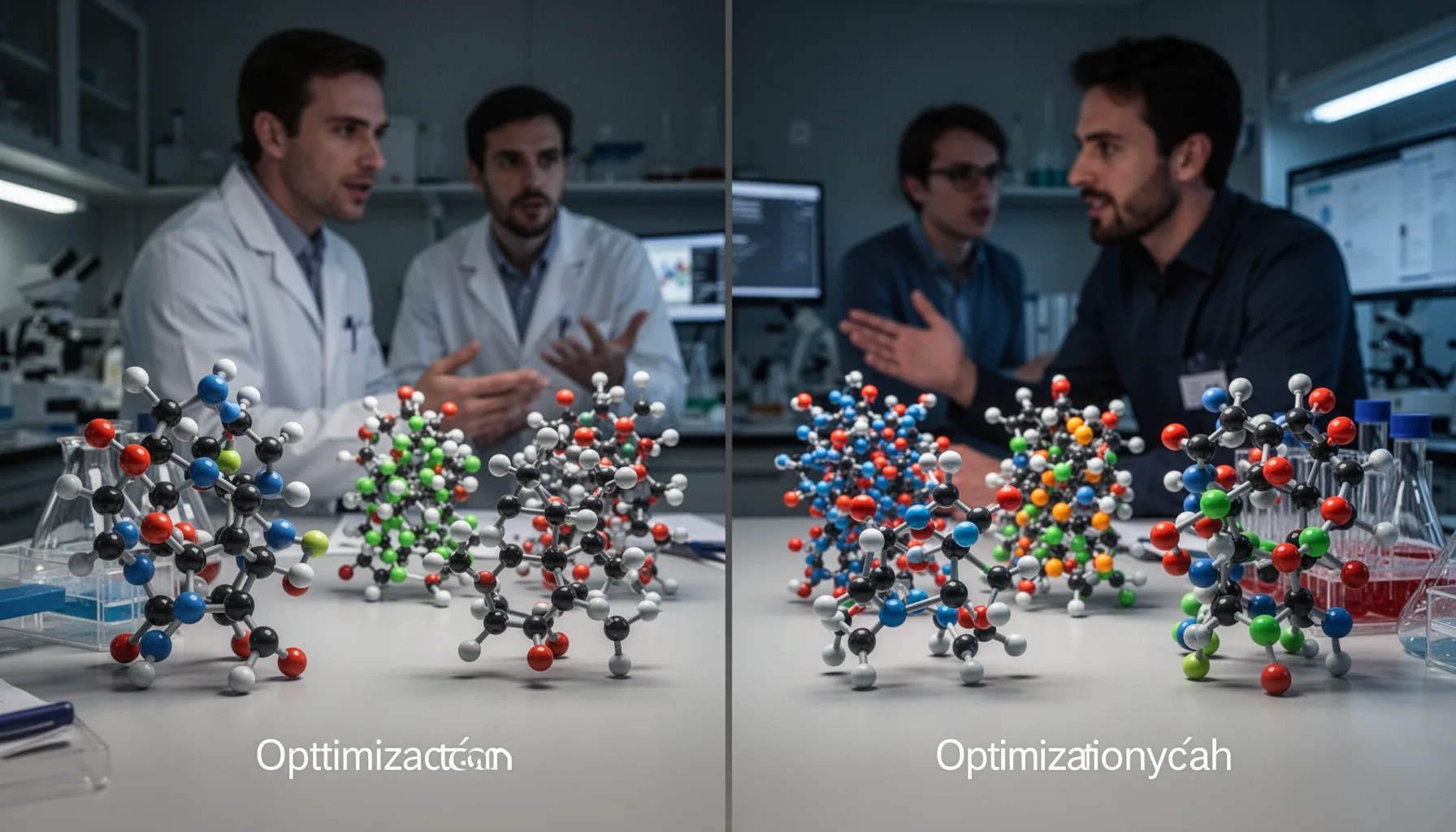 How agents on a tree compares with standard multi objective molecular optimization ai agents