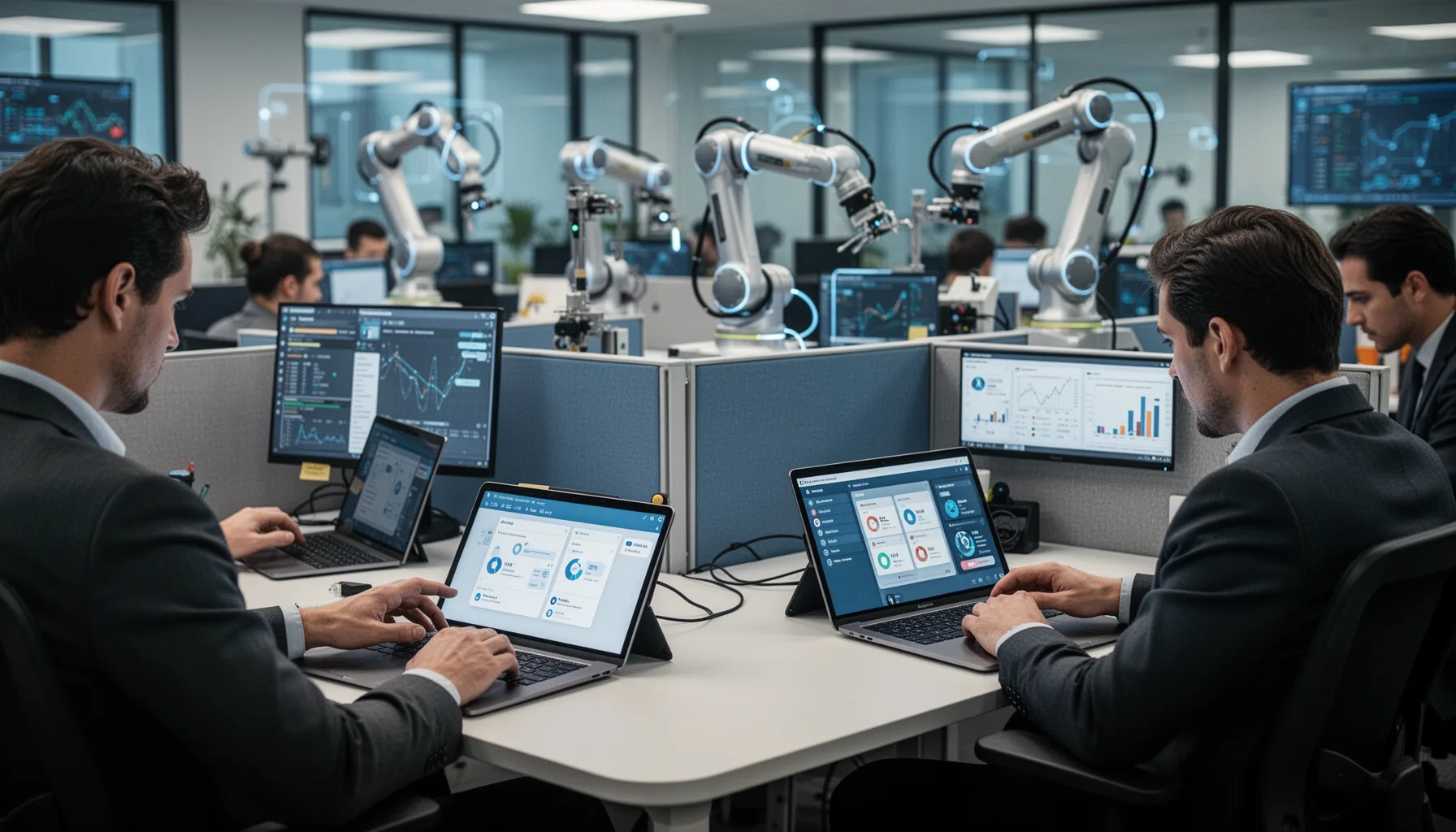 How AI business automation trends 2026 change org charts and team design